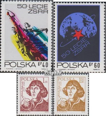 Produktbild von Briefmarken Polen 1972 Mi 2212-2213,2230-2231 (kompl.Ausg.) postfrisch 50 Jahre Sowjetunion