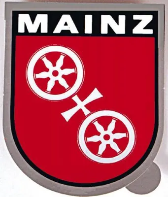 Produktbild von PVC-Aufkleber - Mainz Wappen - 301582 - Gr. ca. 6,5 x 8 cm