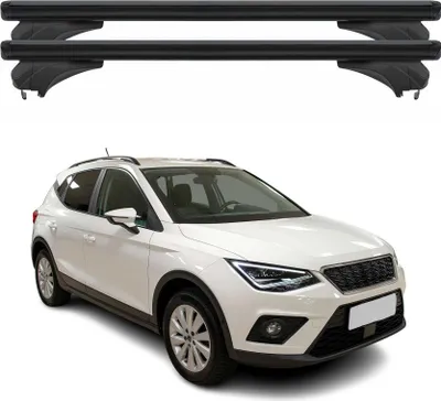 Produktbild von Menabo Dachträger Grundtäger für Seat Arona 2017-2025 Aluminium Schwarz 2 tlg
