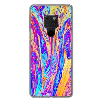 Produktbild von MuchoWow® Handyhülle Schutzhülle Hülle für Huawei P40 Lite Kunst - Farben - Psychedelisch Silikon Softcase Handy Hülle - Handy