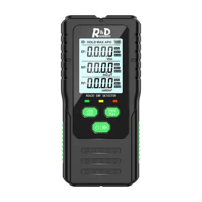 Zdjęcie produktu dla wielofunkcyjny detektor promieniowania RF 3 w 1, przenośny tester promieniowania elektromagnetycznego, urządzenie pomiarowe EMF, przenośne urządzenie pomiarowe do wykrywania częstotliwości radiowych