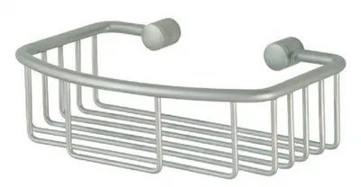 Produktbild von Sanwood Dusch Korb Wand Ablage Regal Bad Dusche Aufbewahrung Messing satiniert
