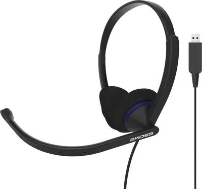 Image de KOSS Casque CS200-USB Micro supra-auriculaire Noir