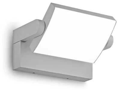 Produktbild von Ideal Lux SWIPE LED Wandleuchte 20,5W Grau IP54 warmweiss 326863