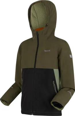 Produktbild von Regatta Winterjacke Hillain warme gefüttert und wasserdicht, Farbe:Oliv, Kinder Größen:158