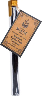 Immagine prodotto di Baccelli di vaniglia Bourbon - 3 pezzi - lunghezza oltre 19 cm - 100% Madagascar - massima qualità gastronomica - classe A - ampolla di vetro
