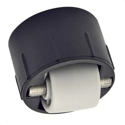 Produktbild von WAGNER Bohrsenk-Soft-Lenkrolle ROLLER MINI - Ø 15 mm, Gehäuse Ø 26/25 x 13/5 mm, Tragkraft 50 kg - 01704401