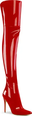 Produktbild von COURTLY-3012 Damen Boots von Pleaser, Rot  , EU 36, US 6
