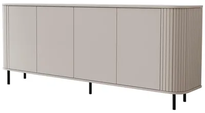 Obrázok produktu pre Komoda 4D 200 ZENO Kašmír / Čierna