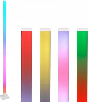 Zdjęcie produktu dla Lampa podłogowa muzyczna RGB+W LED z pilotem Ecolight EC20545