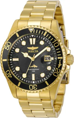 Obrázek produktu pro Invicta Pro Diver 30026 Pánské Hodinky - Quartz Hnutí - Nerezová Ocel s Černým Ciferníkem - 43 mm