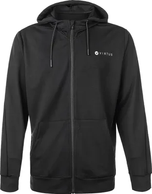 Produktbild von Virtus Sweatjacke Brent mit extra hohem Viskoseanteil 1001 Black 3XL