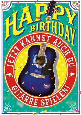 Produktbild von Geburtstag - Great Cards - Soundkarte und Lichtkarte im Format 21,0 x