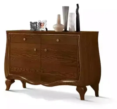 Produktbild von Sideboard Wohnzimmer Kommoden Schubladen Holz Holzschrank Braun Neu