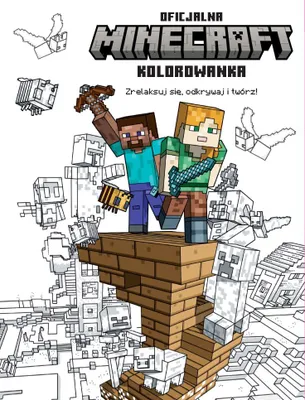 Productafbeelding van Minecraft. Zrelaksuj Sie, Odkrywaj I Twórz! Oficjalna Kolorowanka