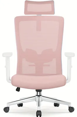 Image de Chaise de bureau ergonomique avec repose-tête, support lombaire et fonction d'inclinaison jusqu'à 135 degrés