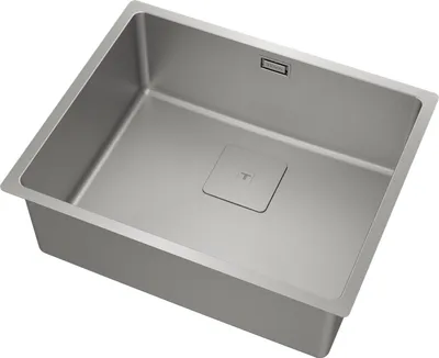 Produktbild von Teka 115000062, Unterbauspüle, Rechteckig, Edelstahl, Silber, 1 Becken, 500 x 400 mm