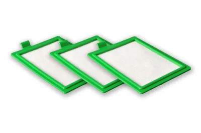 Produktbild von 3 Abluftfilter Mikrofilter kompatibel mit AEG / Electrolux | ähnlich Original AEF 08, EF017, EF17, EF17/55 |