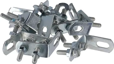 Immagine prodotto di Staffa parafango Fix-nipple con bulloni e dadi sacchetto 10 pezzi, zincato