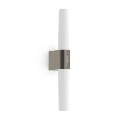 Produktbild von Nordlux LED Wandleuchte Badezimmer Helva Nickel gebürstet IP44 9,5W 900lm 3000K/4000K 2-Stufen-Dimmbar