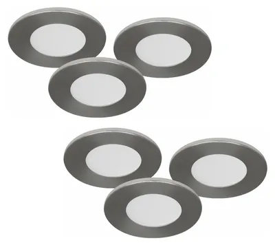 Produktbild von 6x LED Möbeleinbauleuchten dimmbar 57 mm ultra-slim – Malmbergs MD-305