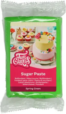 Produktbild von FunCakes Rollfondant Frühlingsgrün Grün 250g