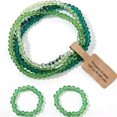 Produktbild von Elegantes Armband-Set GF-40108 in Grün KP40108