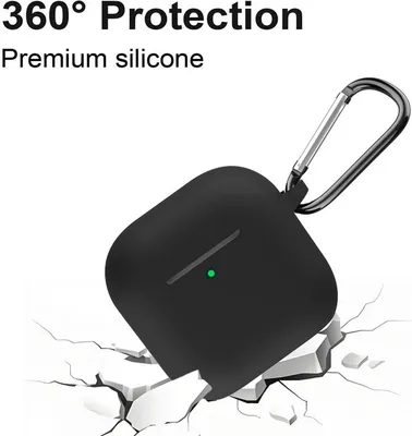 Obrázok produktu pre INF Silikónové puzdro pre AirPods čierna Apple AirPods 1/2