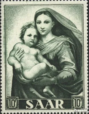 Produktbild von Briefmarken Saarland 1954 Mi 352 gestempelt Marianischen Jahr