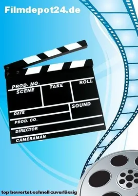 Produktbild von Filmklappe Regieklappe Holz Groß