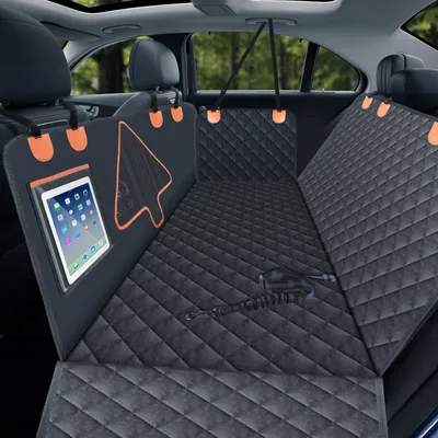 Wasserdichte Auto-Sitzschondecke für Haustiere, Large, Schwarz