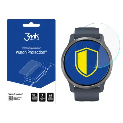 Produktbild von 3mk Display Schutzfolie Watch Protection für Garmin Venu 2 0,2mm (3 Stück)