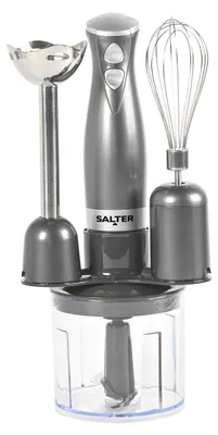 3-in-1 Stabmixer, 500 ml, 350 W, 2 Geschwindigkeiten, Edelstahl