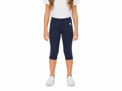Produktbild von 5060 Bondi Leggings Mädchen – Blau, Gr. 110 – 95 % Baumwolle, 5 % Elasthan