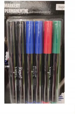 Produktbild von Kayet Mazaki Permanentmarker Set, 6 Farben