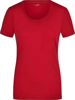 Produktbild von T-Shirt aus weichem Elastic-Single-Jersey red, Gr. S