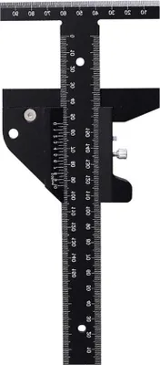 Imagen del producto de Regla en forma de T, para carpintería, herramienta de bricolaje, aleación de aluminio