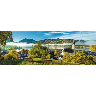 Produktbild von Puzzle 1000 Elemente. Panorama. Am Schliersee