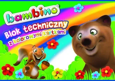 Obrázek produktu pro Bambino Technický Blok A4 s Barevnými Listy - 10ks
