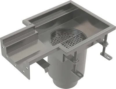Productafbeelding van Alcadrain APR6-2311-135, industriële vloerput, 250x250-135, roestvast staal AISI 304