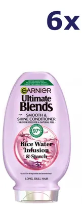 Produktbild von 6x Garnier Ultimate Blends Reiswasser-Spülung 250 ml
