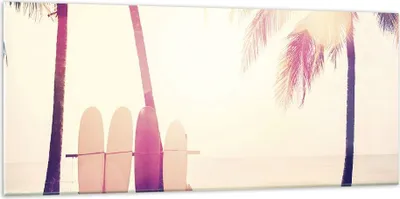 Produktbild von Bilder auf glas - Einteilig - Fackel Strand Surfen - 120x50cm - Glasbilder - Wandbilder - Bilder - zum Aufhängen bereit - Wanddekoration aus Glas - Glas Bilder - Wandbild auf Glas - GAB120x50-4593