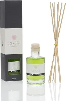 Produktbild von OLORI Raumduft Diffuser mit Stäbchen 100ml (Minze)