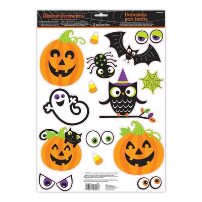 Obrázok produktu pre Dekorácie na okno Halloween 15 motívov
