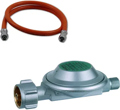Produktbild von Druckregler 50 mbar GOK Druckminderer 1 kg/Stunde Regler + Anschlussschlauch ...