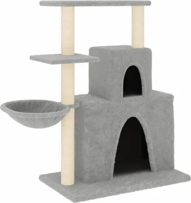 Obrázok produktu pre vidaXL Strom pre mačky so sisalovými škrabadlami svetlosivý 83 cm