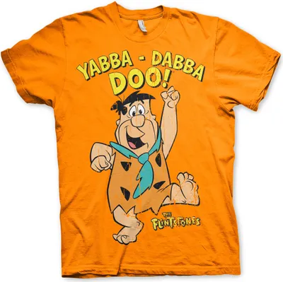 Produktbild von Yabba-Dabba-Doo T-Shirt - Medium - Orange