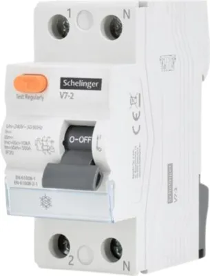 Zdjęcie produktu dla Schelinger Wyłącznik Różnicowoprądowy A03-V7-2-40-030 AC 2P 40A 1 szt