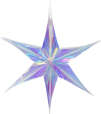 Produktbild von Dekohänger - Stern - irisierend - ca. 30 cm