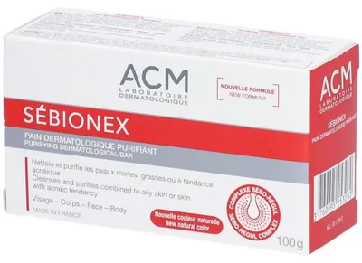 Produktbild von Laboratoire ACM, Sebionex, Entschlackender Reinigungsriegel, fü r das Gesicht, 100 g
